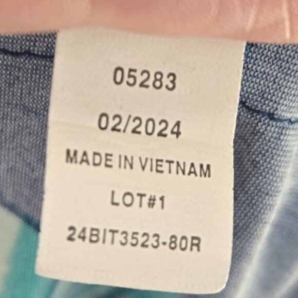 Birdie Bound Blue Tropical Golfing Polo Size XL - Picture 10 of 10